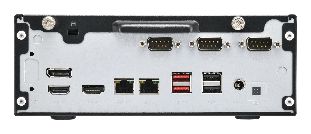 Shuttle XPC slim Barebone XH810 - S1851, Intel H810, 1xDP, 2xHDMI, 3x COM (RS232) , 2x Intel LAN,2x2.5", 8x USB, 3x M.2, 24/7 permanent operation