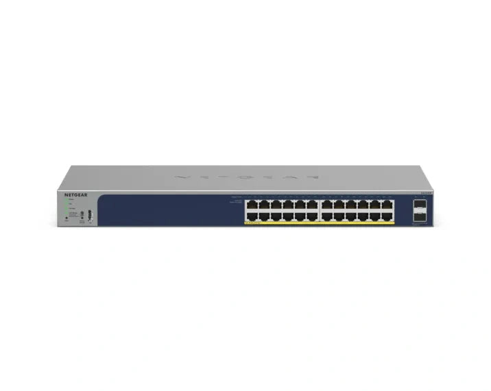 NETGEAR GS724TPv3 Managed L2/L3/L4 Gigabit Ethernet (10/100/1000) Power over Ethernet (PoE) 1U Grey, Blue