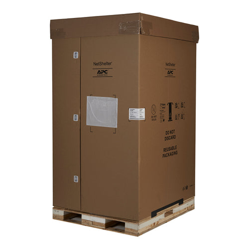 APC NetShelter SX, Server Rack Enclosure, 45U, Shock Packaging, 2000 lbs, Black, 2124H x 750W x 1070D mm