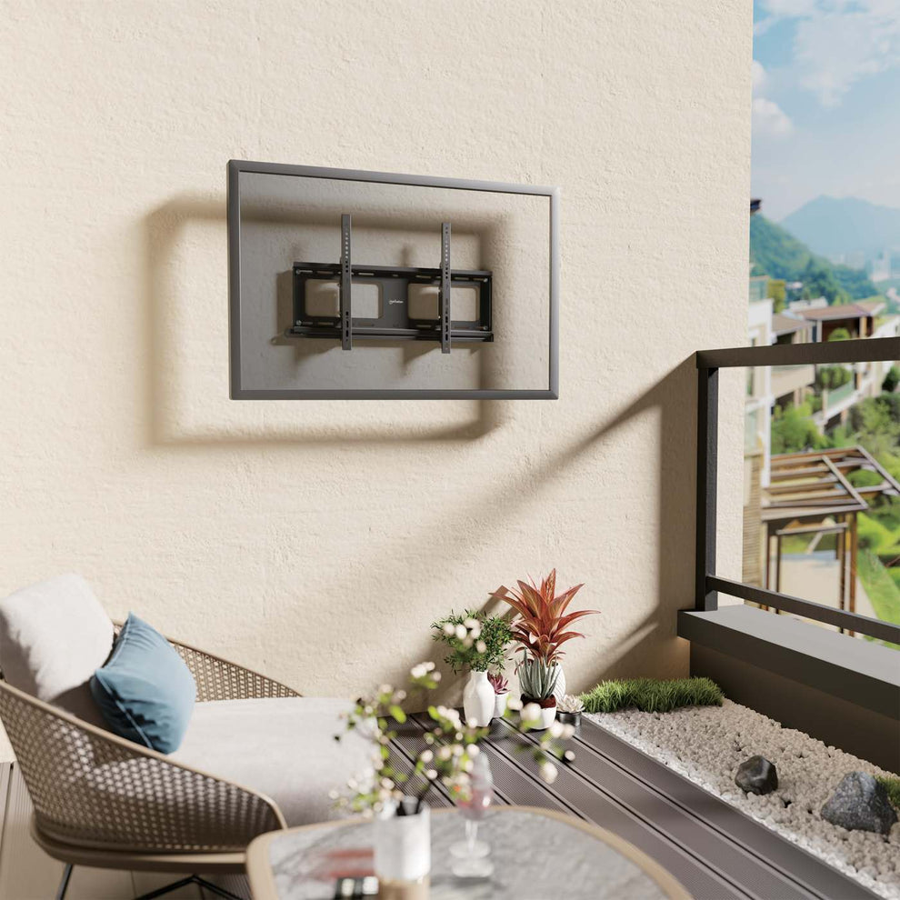 Manhattan Outdoor Wall Mount for TV & Monitors (Tiltable Anti Theft), For screens 37" to 65", VESA compatibility: all between 200x200mm to 600x400mm - check the dimensions of the four mounting holes on back of screen to ensure it fits, Max 80kg...