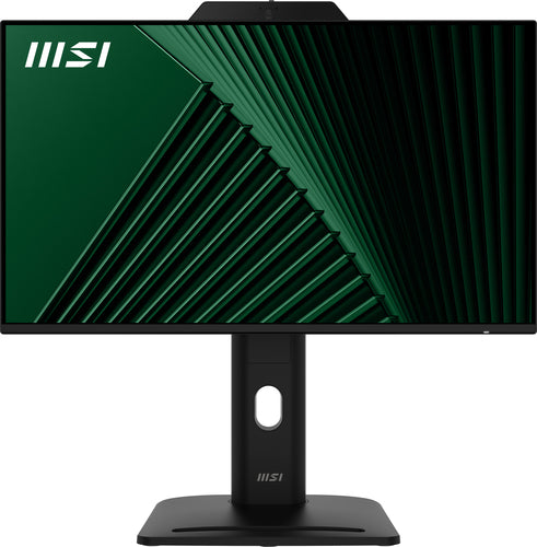MSI Pro MP242PMG 23.8 Inch Monitor, FHD (1920 x 1080), 120Hz, IPS, 1ms, 1x HDMI 1.4b, 1x DP 1.2a, 1x D-Sub(VGA), 2xUSB 5Gbps Type-A, 1x USB 5Gbps Type-B, Built-in Speakers, Webcam, Anti-Glare, Anti-Flicker, Less Blue light, TÜV Certified, VESA...
