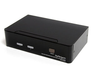 StarTech.com 2 Port DVI USB KVM Switch with Audio and USB 2.0 Hub - TAA