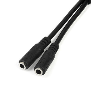 StarTech.com Headset adapter for headsets with separate headphone / microphone plugs - 3.5mm 4 position to 3 position and 2 position 3.5mm M/F