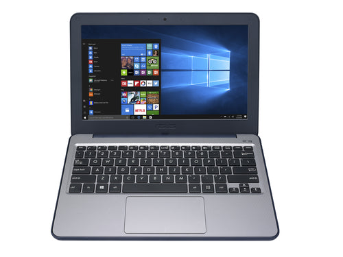 ASUS W202NA-C1-CA Intel® Celeron® N N3350 Laptop 29.5 cm (11.6") HD 4 GB LPDDR3-SDRAM 64 GB eMMC Wi-Fi 5 (802.11ac) Windows 10 Pro Blue
