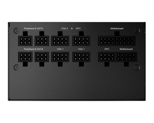MSI MPG A650GF UK PSU '650W, 80 Plus Gold certified, Fully Modular, 100% Japanese Capacitor, Flat Cables, ATX Power Supply Unit, UK Powercord, Black, Support Latest GPU'