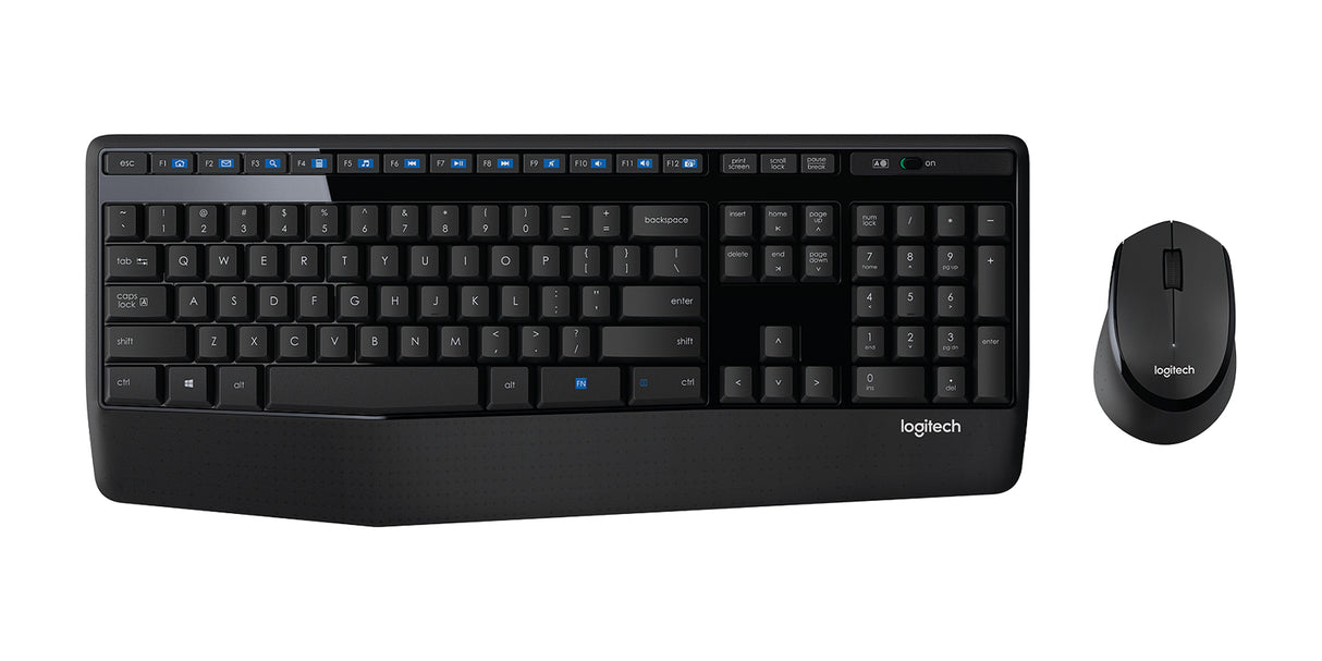 Logitech 920-006481 keyboard Mouse included Universal RF Wireless QWERTY English Black