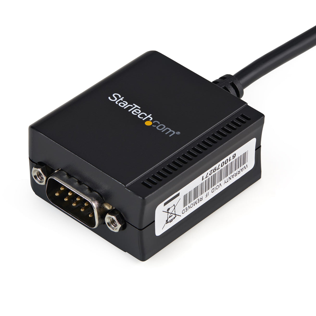 StarTech.com 6ft (1.8m) 1-Port FTDI USB to Serial RS232 Adapter Cable with COM Retention, USB to RS232 Adapter - TAA