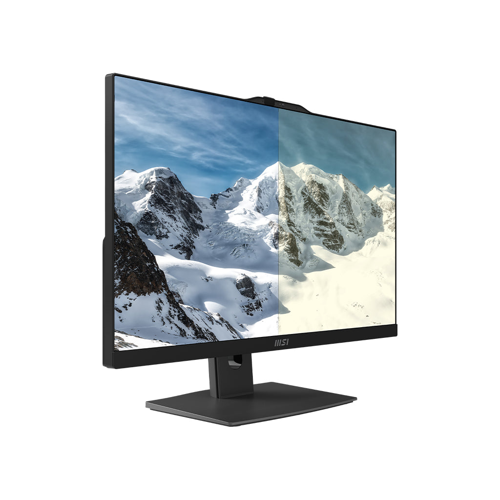 MSI Modern 1M-1096US Intel® Core™ i5 120U 60.5 cm (23.8") 1920 x 1080 pixels Touchscreen All-in-One PC 16 GB DDR5-SDRAM 1 TB SSD Windows 11 Home Wi-Fi 6E (802.11ax) Black
