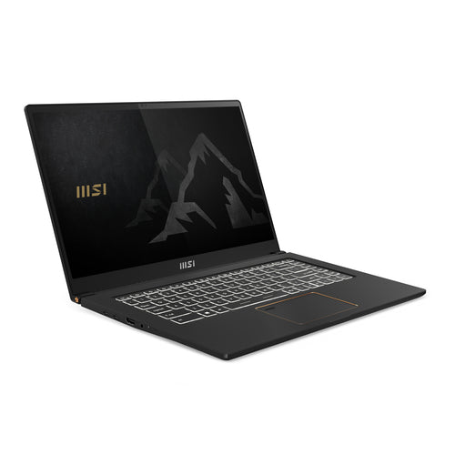 MSI Summit E15 A11SCST-222CA Intel® Core™ i7 i7-1185G7 Laptop 39.6 cm (15.6") Touchscreen Full HD 16 GB DDR4-SDRAM 1 TB SSD NVIDIA GeForce GTX 1650 Ti Max-Q Wi-Fi 6 (802.11ax) Windows 10 Pro Black