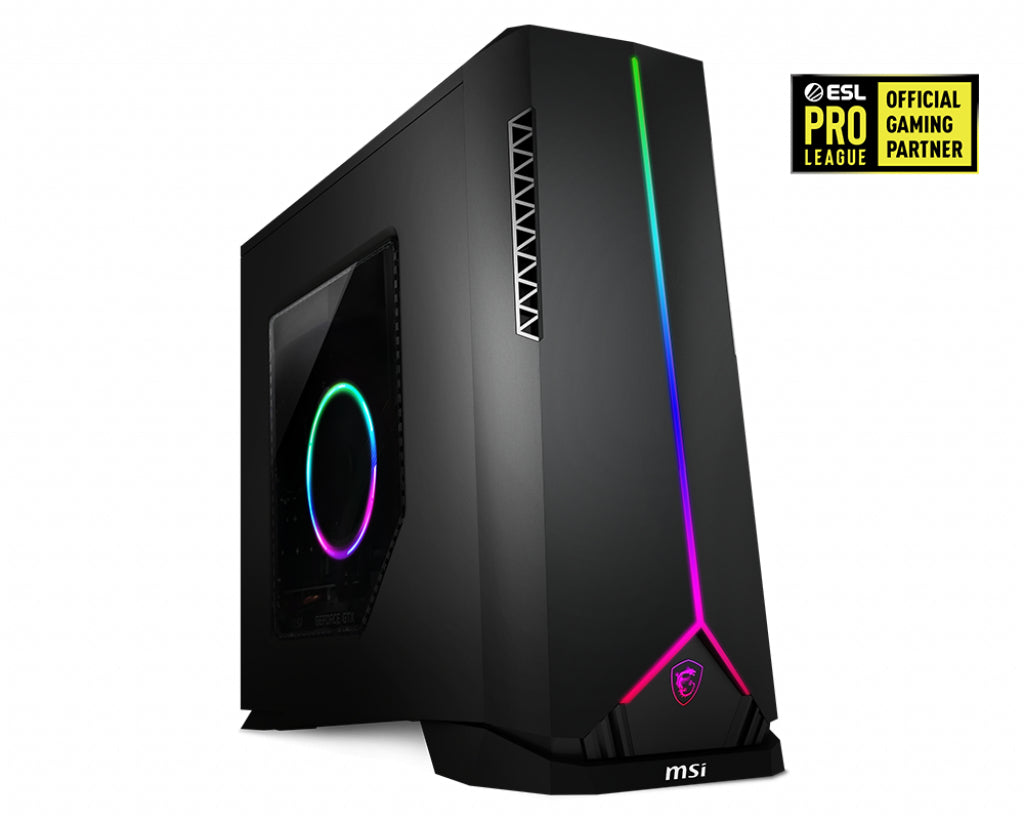 MSI Aegis 10SI-231US Intel® Core™ i5 i5-10400F 16 GB DDR4-SDRAM 512 GB HDD NVIDIA GeForce GTX 1660 SUPER Windows 10 Home Desktop PC Black