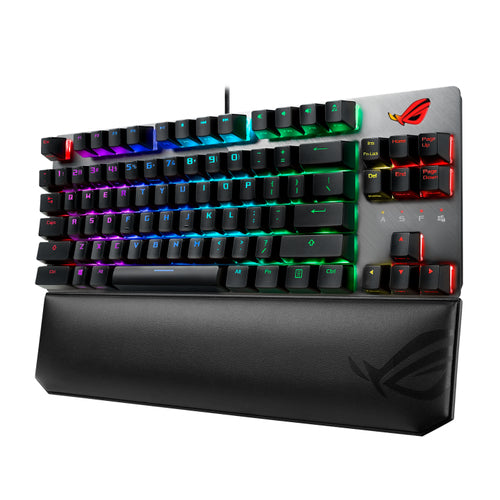 ASUS X801 STRIX SCOPE TKL D/RD/US keyboard Gaming USB QWERTY US English Black, Grey