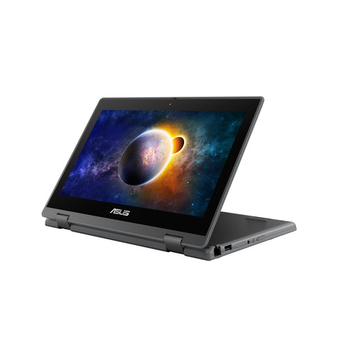 ASUS BR1100FKA-XS04T laptop Intel® Celeron® N N4500 Hybrid (2-in-1) 29.5 cm (11.6") Touchscreen HD 4 GB DDR4-SDRAM 128 GB eMMC Wi-Fi 5 (802.11ac) Windows 10 Pro Grey