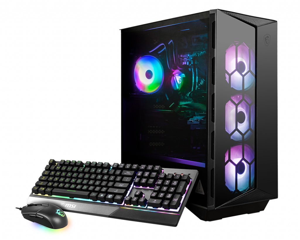 MSI Aegis 11TD-232US Intel® Core™ i7 i7-11700KF 32 GB DDR4-SDRAM 2 TB SSD NVIDIA GeForce RTX 3070 Ti Windows 10 Home Desktop PC Black