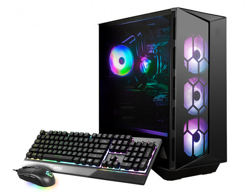 MSI Aegis 11TE-095US Intel® Core™ i7 i7-11700K 16 GB DDR4-SDRAM 3 TB HDD+SSD NVIDIA GeForce RTX 3080 Windows 10 Home Tower PC Black