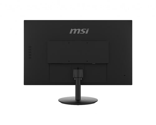 MSI Pro MP271 27 Inch Monitor, Full HD (1920 x 1080), 75Hz, IPS, 5ms, HDMI, VGA, Built-in Speakers, Anti-Glare, Anti-Flicker, Less Blue light, TÜV Certified, VESA, Kensington, Black
