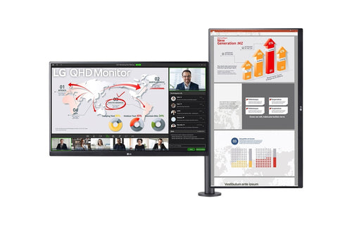 LG 27QP88D-BS computer monitor 68.6 cm (27") 2560 x 1440 pixels Quad HD Black