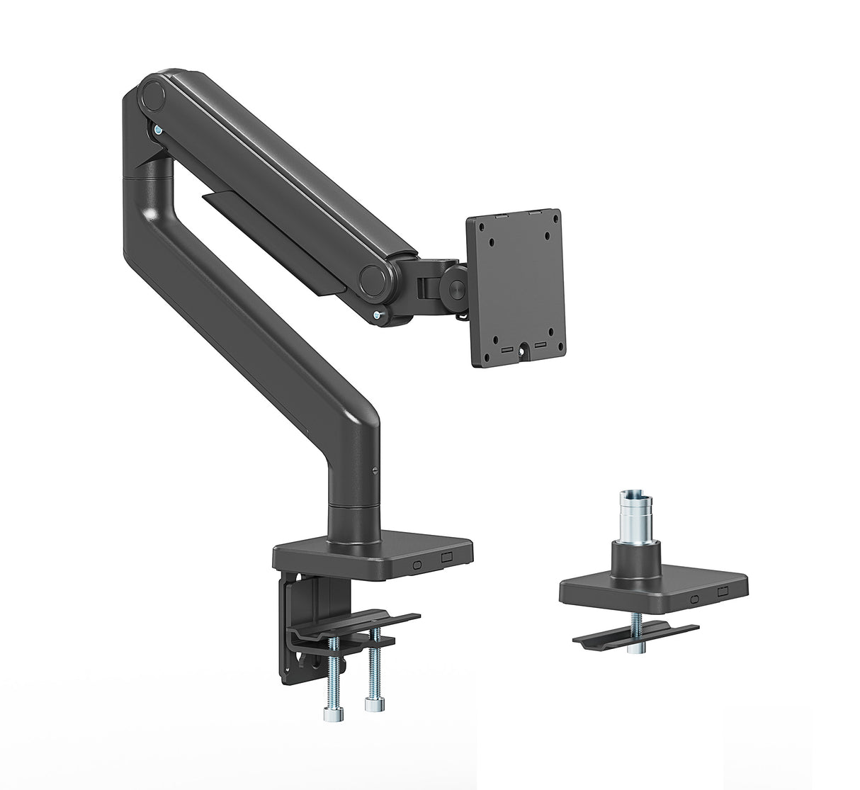 Manhattan Desk Mount for TV & Monitors (Full Motion Spring),For screens 13" to 42",C-Clamp or Grommet Assembly,VESA compatibility:all between 75x75mm to 200x200mm -check the dimensions of the four mounting holes on back of screen to ensure it...