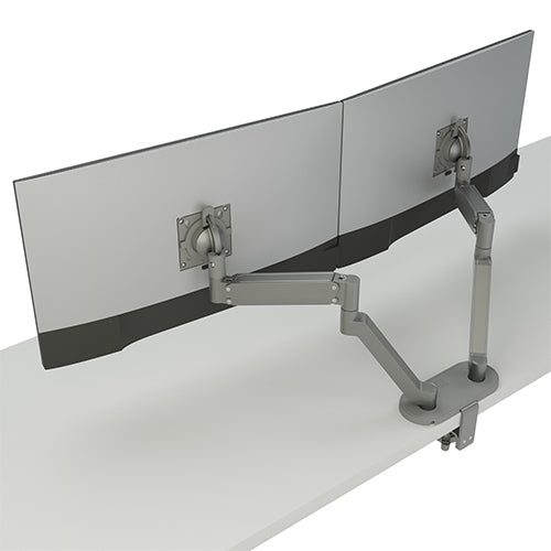 Chief Konc?sTM Monitor Arm Mount, Dual, Silver