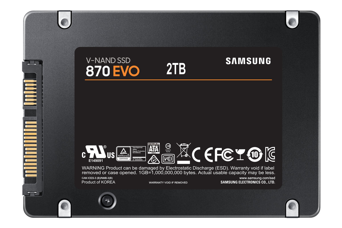 Samsung 870 EVO 2 TB 2.5" Serial ATA III V-NAND