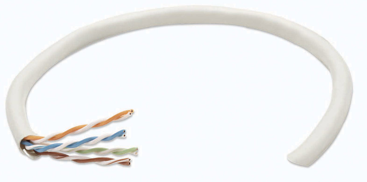 Intellinet Network Bulk Cat6 Cable, 23 AWG, Solid Wire, 305m, Grey, Copper, U/UTP, Box