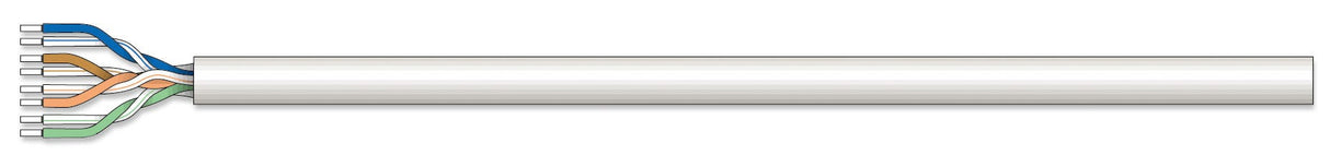 Intellinet Network Bulk Cat6 Cable, 23 AWG, Solid Wire, 305m, Grey, Copper, U/UTP, Box