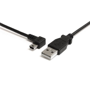 StarTech.com 3 ft Mini USB Cable - A to Left Angle Mini B