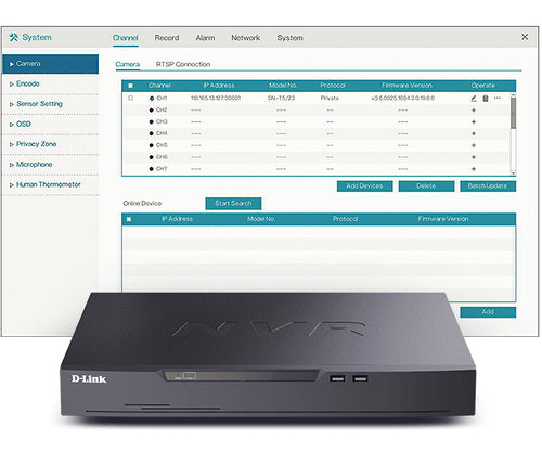 D-Link DNR 4020 16P JustConnect 16 Channel H 265 PoE Network Video Recorder