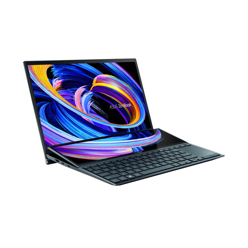 ASUS Zenbook Duo 14 UX482EA-DS71T-CA Intel® Core™ i7 i7-1165G7 Laptop 35.6 cm (14") Touchscreen Full HD 16 GB LPDDR4x-SDRAM 512 GB SSD Wi-Fi 6 (802.11ax) Windows 10 Home Blue