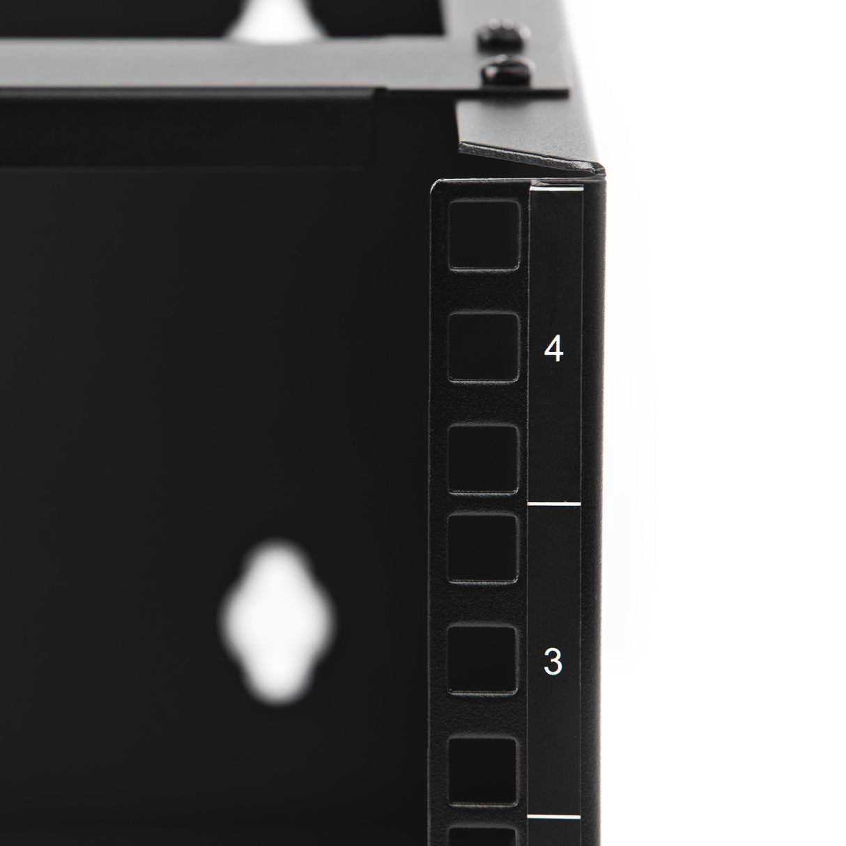 StarTech.com 4U Wall Mount Network Rack - 14 Inch Deep (Low Profile) - 19" Patch Panel Bracket for Shallow Server and IT Equipment, Network Switches - 44lbs/20kg Weight Capacity, Black