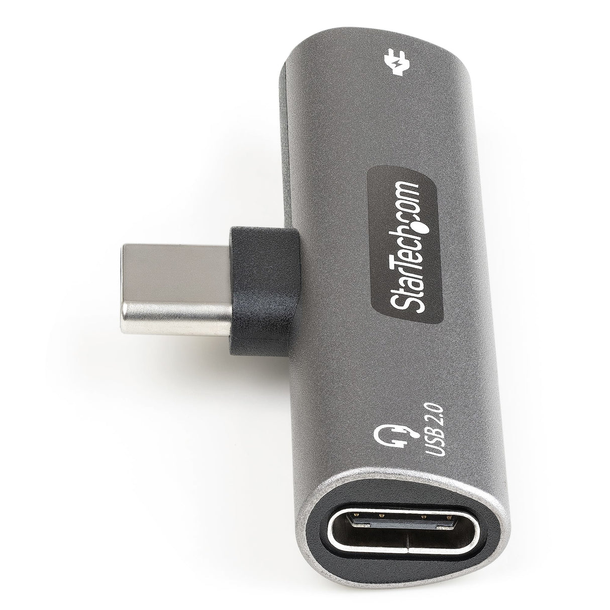 StarTech.com USB C Audio & Charge Adapter - USB-C Audio Adapter w/ USB-C Audio Headphone/Headset Port and 60W USB Type-C Power Delivery Pass-through Charger - For USB-C Phone/Tablet/Laptop