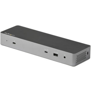 StarTech.com USB C Docking Station for Macbook Pro/Air-M1/M2/M3/M4, Thunderbolt Compatible, HDMI/DisplayPort, Dual 4K 60Hz/Single 8K, USB Type-C Laptop Dock, 96W Power Delivery, USB 10Gbps