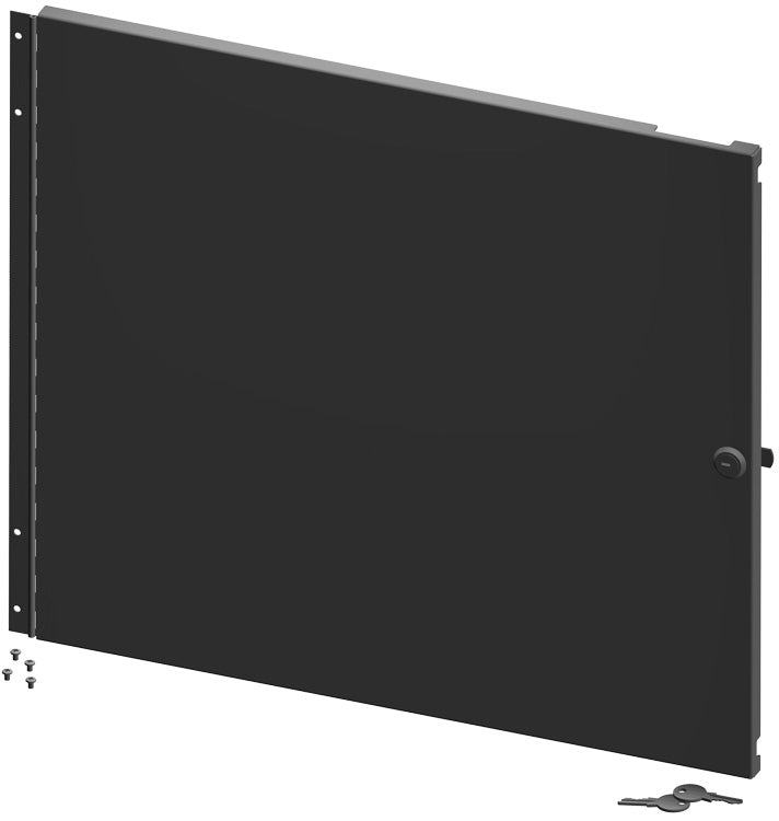Hammond RCHD Series Locking Door for RCHV & RCHS L Gray, 6U