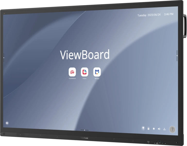 Viewsonic IFP6563-1C interactive whiteboard 165.1 cm (65") 3840 x 2160 pixels Touchscreen Black
