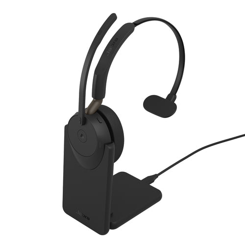 Jabra Evolve3 65 MS - USB-A with Dongle - Mono (Charging Stand)