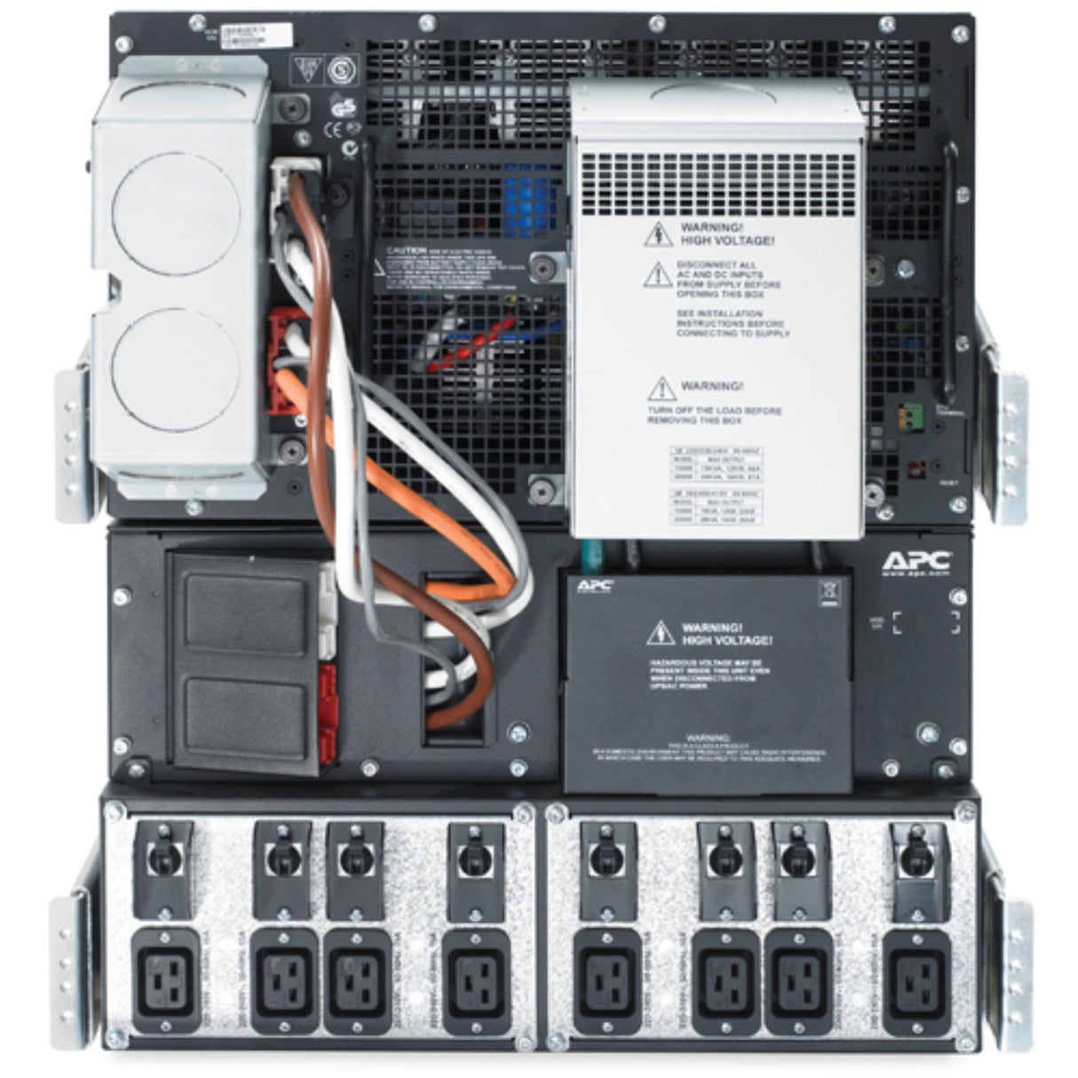 APC Smart-UPS RT 20kVA, 230/400V, LCD, rackmount, 12U, 2x IEC Jumpers & 8x IEC 60320 C19 outlets
