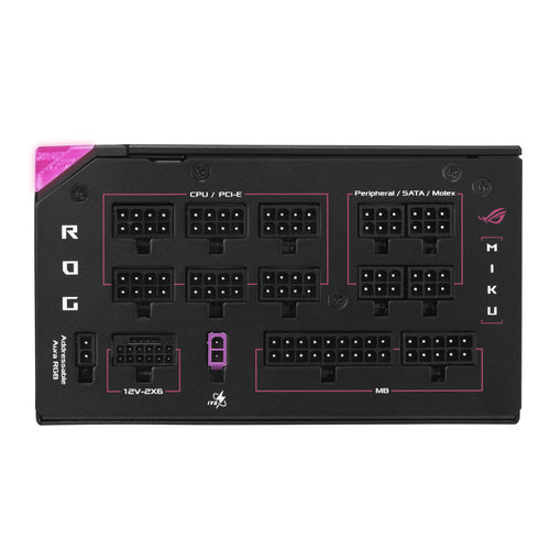 ASUS ROG -THOR-1200P3-MIKU power supply unit 1200 W 20+4 pin ATX ATX Multicolour