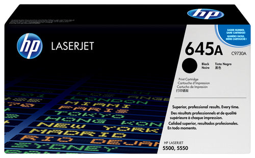 HP 645A Black Original LaserJet Toner Cartridge