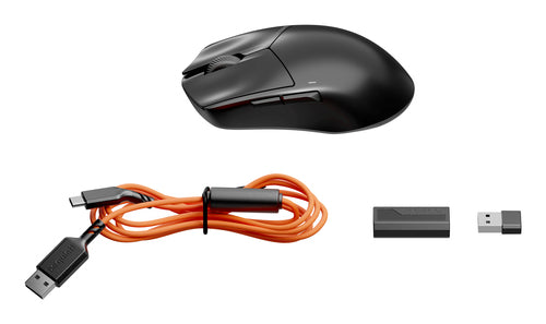 be quiet! Dark Perk Sym mouse Gaming Right-hand RF Wireless + USB Type-C Optical 32000 DPI