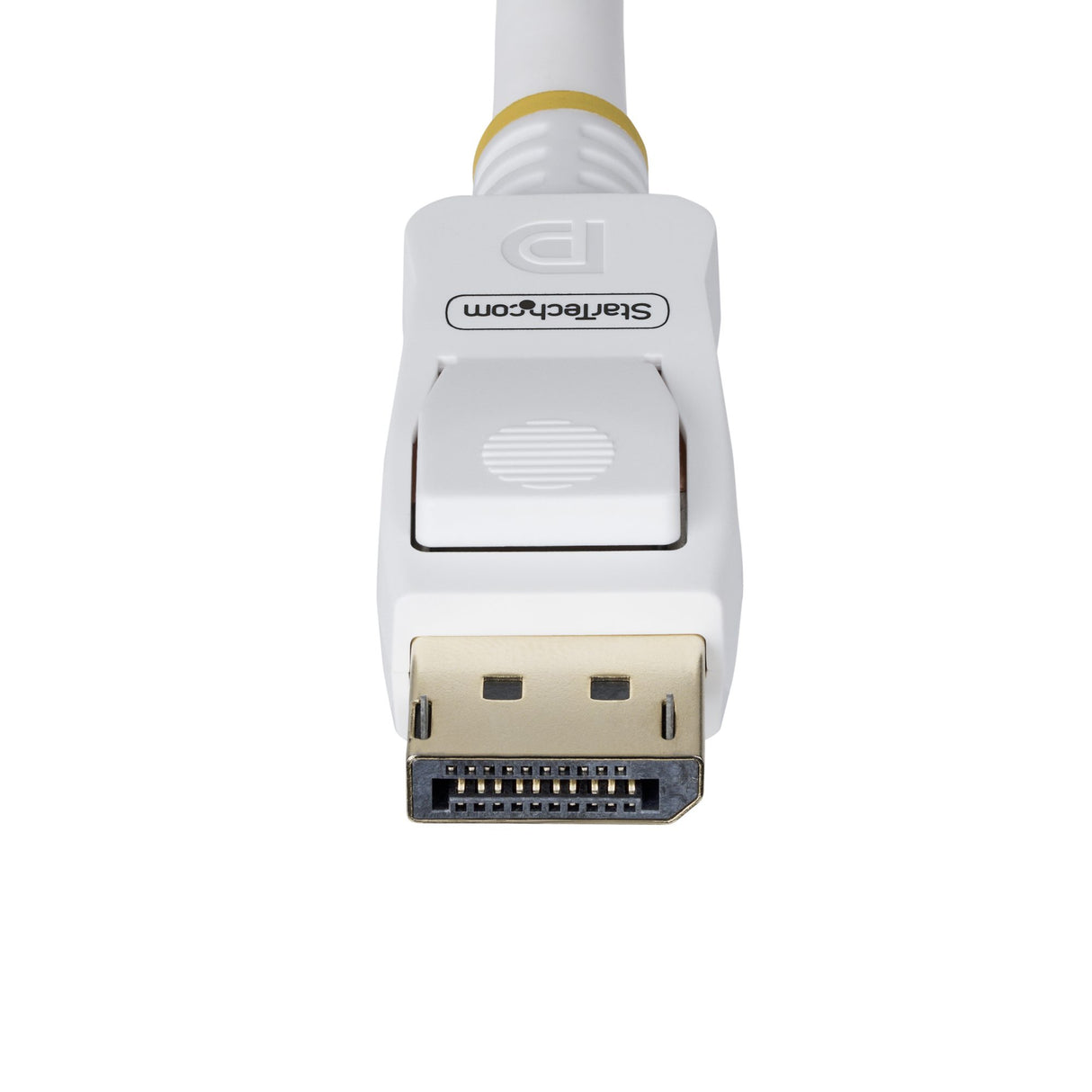StarTech.com 10ft (3m) White VESA Certified DisplayPort 1.2 Cable, 4K 60Hz, 21.6Gbps, Latching DP Connectors, DP 1.2 DisplayPort Cable, DP Monitor Cord, M/M