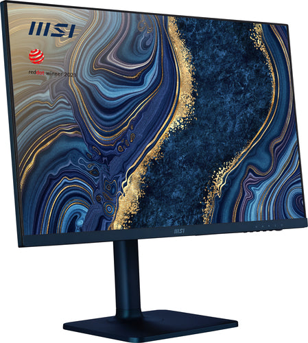 MSI Modern MD272QP Ultramarine 27 Inch Monitor with Adjustable Stand, WQHD (2560 x 1440), 75Hz, IPS, 4ms, HDMI, DisplayPort, USB Type-C, Built-in USB Hub, Built-in Speakers, Anti-Glare, Anti-Flicker, Less Blue light, TÜV Certified, VESA, Ultramarine