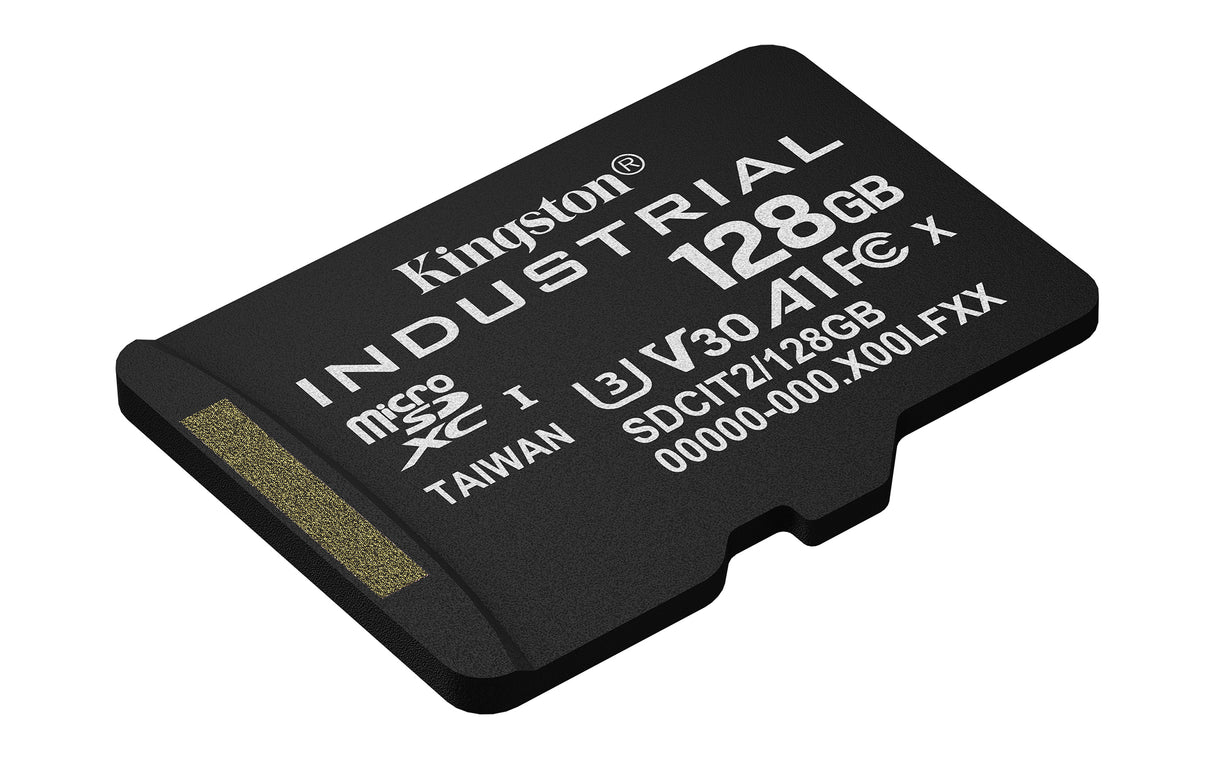 Kingston Technology 128GB microSDXC Industrial C10 A1 pSLC Card + SD Adapter