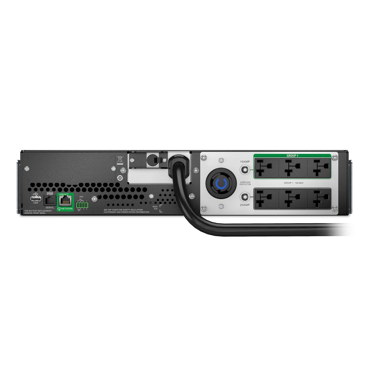 APC SMTL3KRM2UCL uninterruptible power supply (UPS) Line-Interactive 3 kVA 2700 W 7 AC outlet(s)