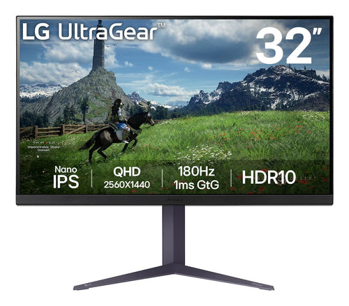 LG 32GS85Q-B computer monitor 80 cm (31.5") 2560 x 1440 pixels Quad HD LED Grey, Violet