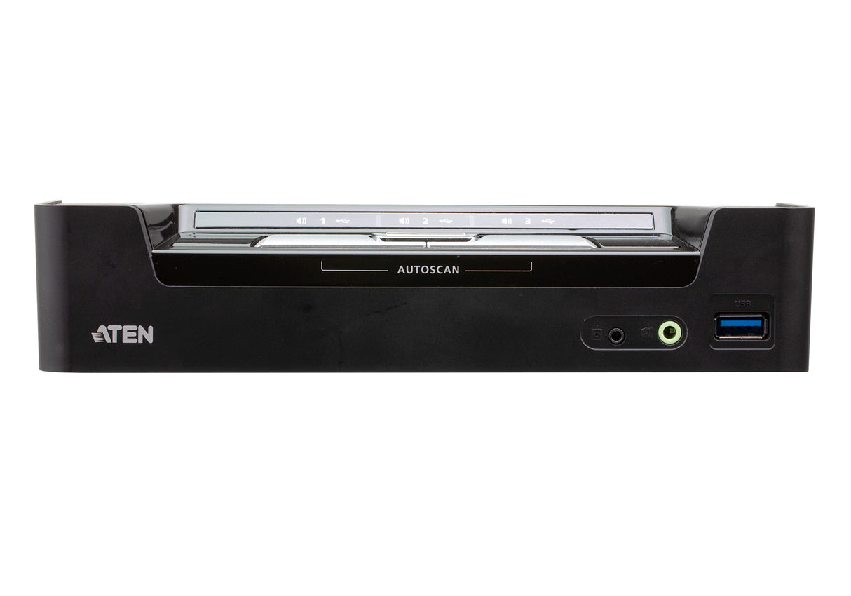 ATEN 3-Port USB-C DisplayPort Hybrid KVMP™ Switch