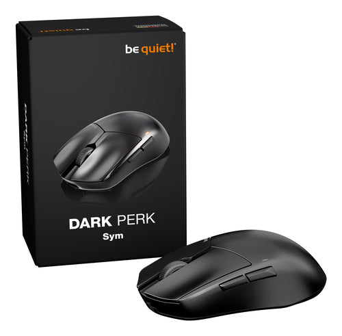 be quiet! Dark Perk Sym mouse Gaming Right-hand RF Wireless + USB Type-C Optical 32000 DPI