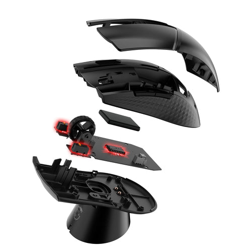 MSI CLUTCH GM41 LIGHTWEIGHT WIRELESS Gaming Mouse 'RGB, upto 20000 DPI, low latency, 74g weight, 80 hours battery life, 6 Programmable button, Symmetrical design, OMRON Switches, Dragon Center'
