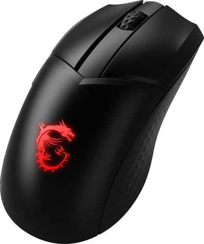 MSI CLUTCH GM41 LIGHTWEIGHT WIRELESS Gaming Mouse 'RGB, upto 20000 DPI, low latency, 74g weight, 80 hours battery life, 6 Programmable button, Symmetrical design, OMRON Switches, Dragon Center'