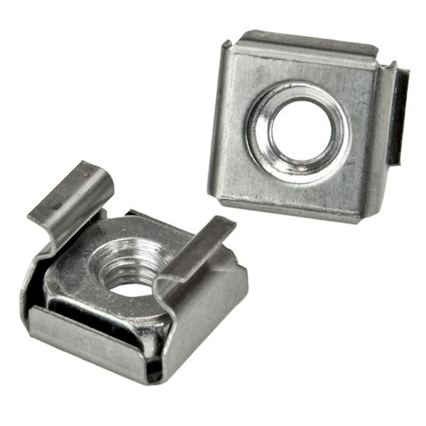 StarTech.com 20-Pack M5 12mm Screws, Square Hole Cage Nuts and Installation Tool, Hardware Mounting Kit for 19" or 10" Server Racks, Cabinets and Enclosures, Silver - TAA