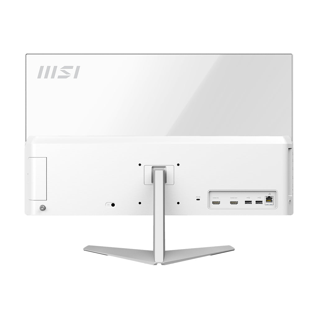 MSI Modern 11M-257US Intel® Core™ i3 i3-1115G4 60.5 cm (23.8") 1920 x 1080 pixels All-in-One PC 8 GB DDR4-SDRAM 256 GB SSD Windows 10 Home Wi-Fi 6 (802.11ax) White