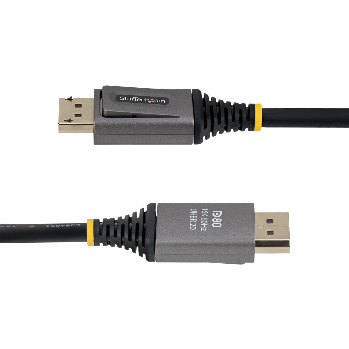 StarTech.com 1.5m DisplayPort 2.1 Cable, VESA Certified DP80 DisplayPort Cable, Uncompressed 10K/8K 60Hz, 16K 60Hz/8K 240Hz w/DSC 1.2a, DP 2.1 Monitor Cord